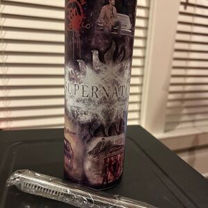 20oz skinny Stainless steel tumbler -Supernatural